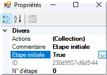 Étape Initiale True